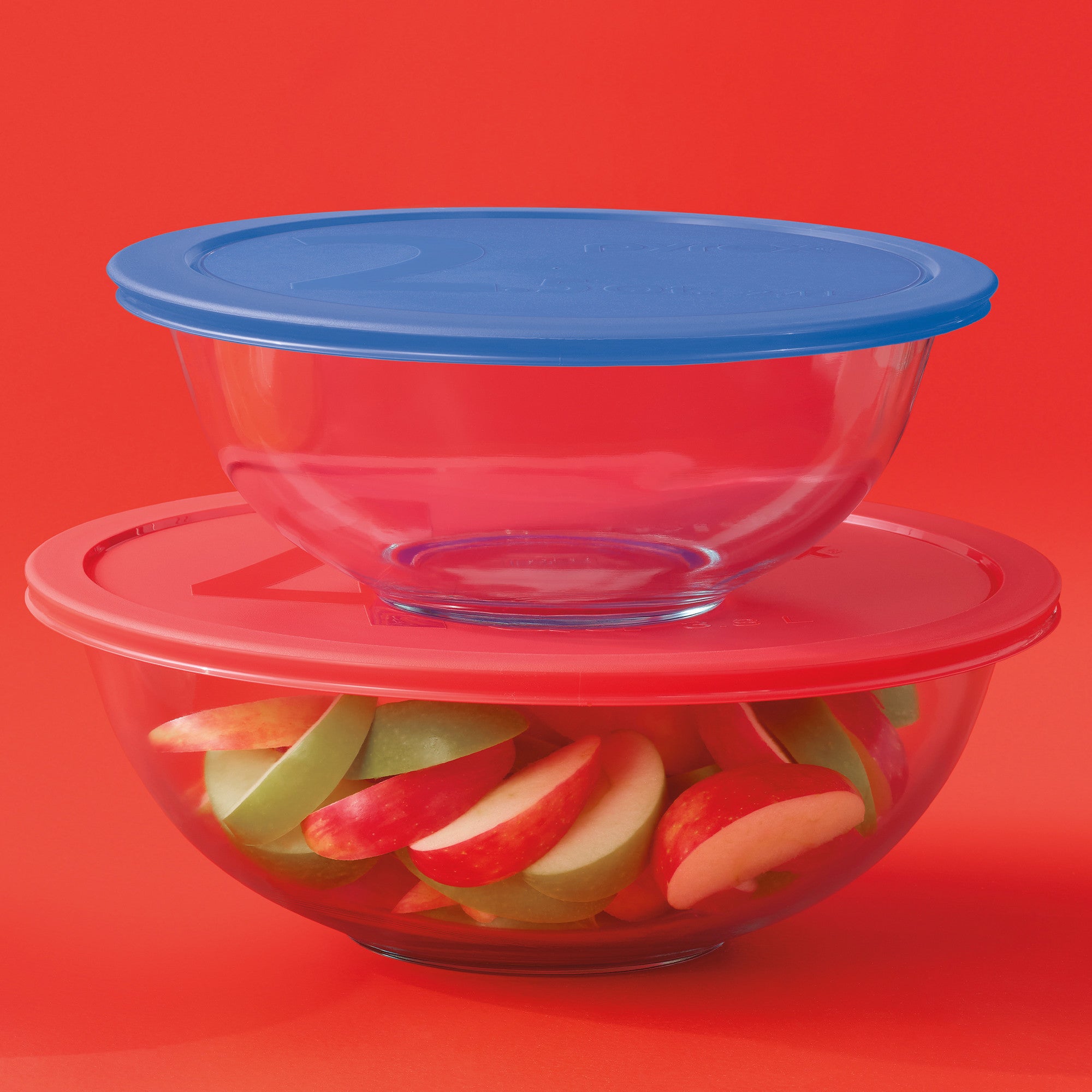 Pyrex® Smart Essentials® 4-piece Glass Mixing Bowl Set - Image 2