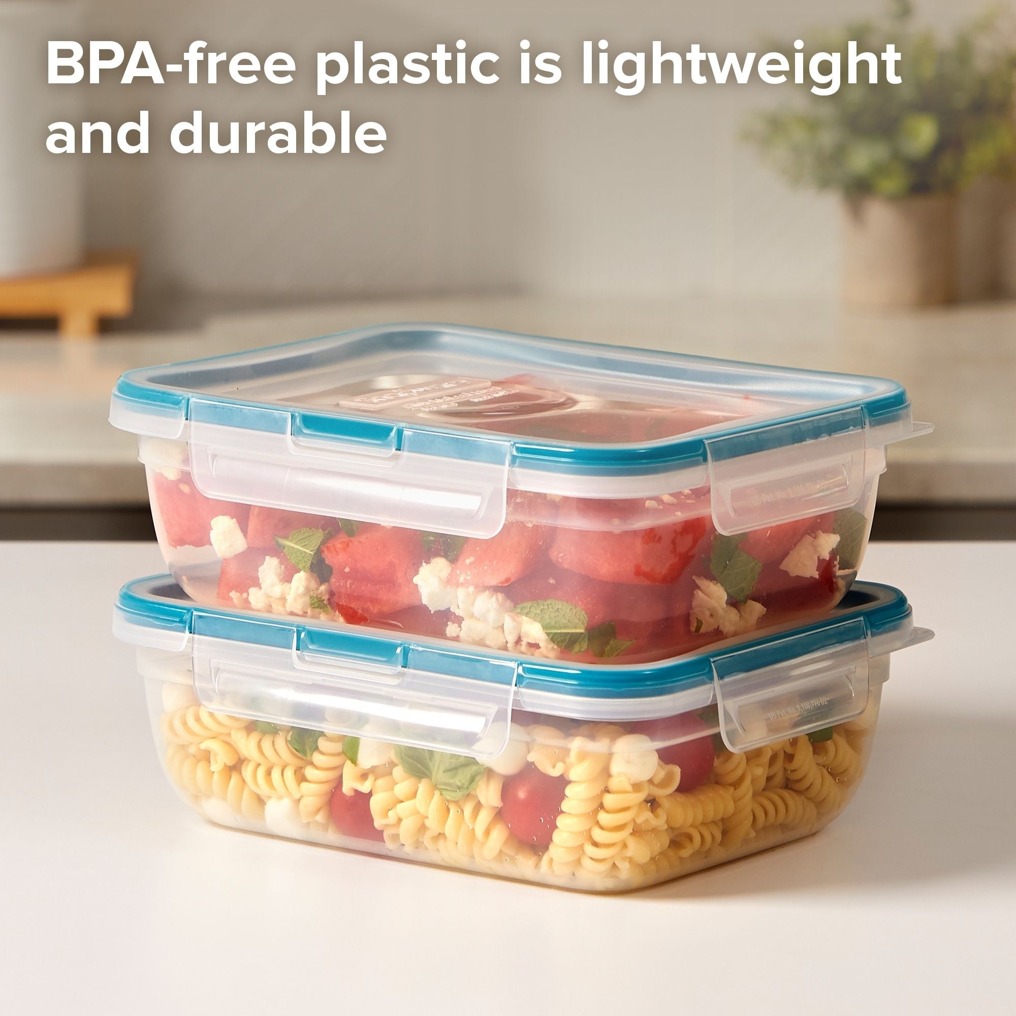 Snapware® Total Solution® 8.5-cup Rectangular Plastic Containers 4-pc Set with Lids - Image 6